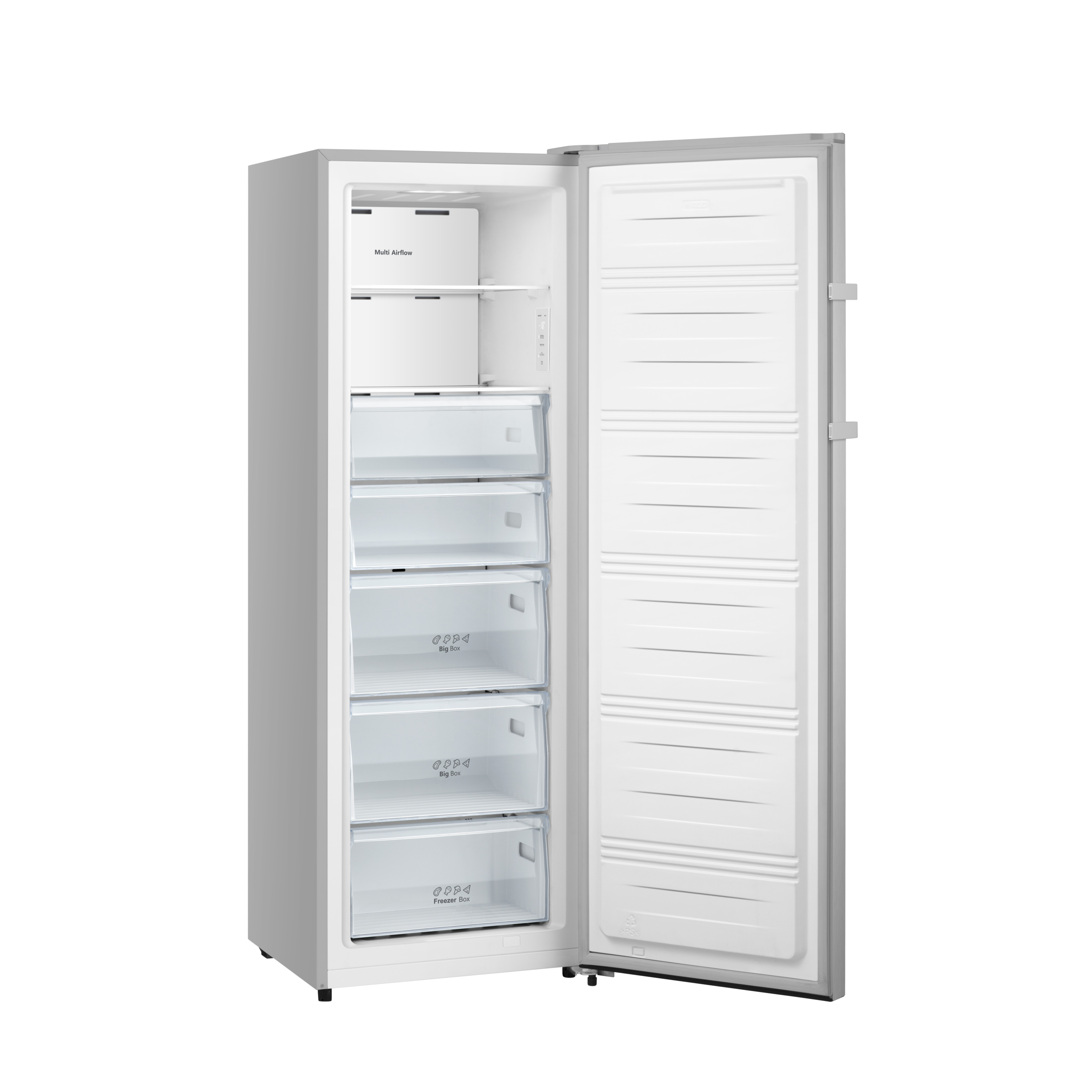 SIBIR GSN 24026 NoFrost inox rechts C Freistehender Gefrierschrank