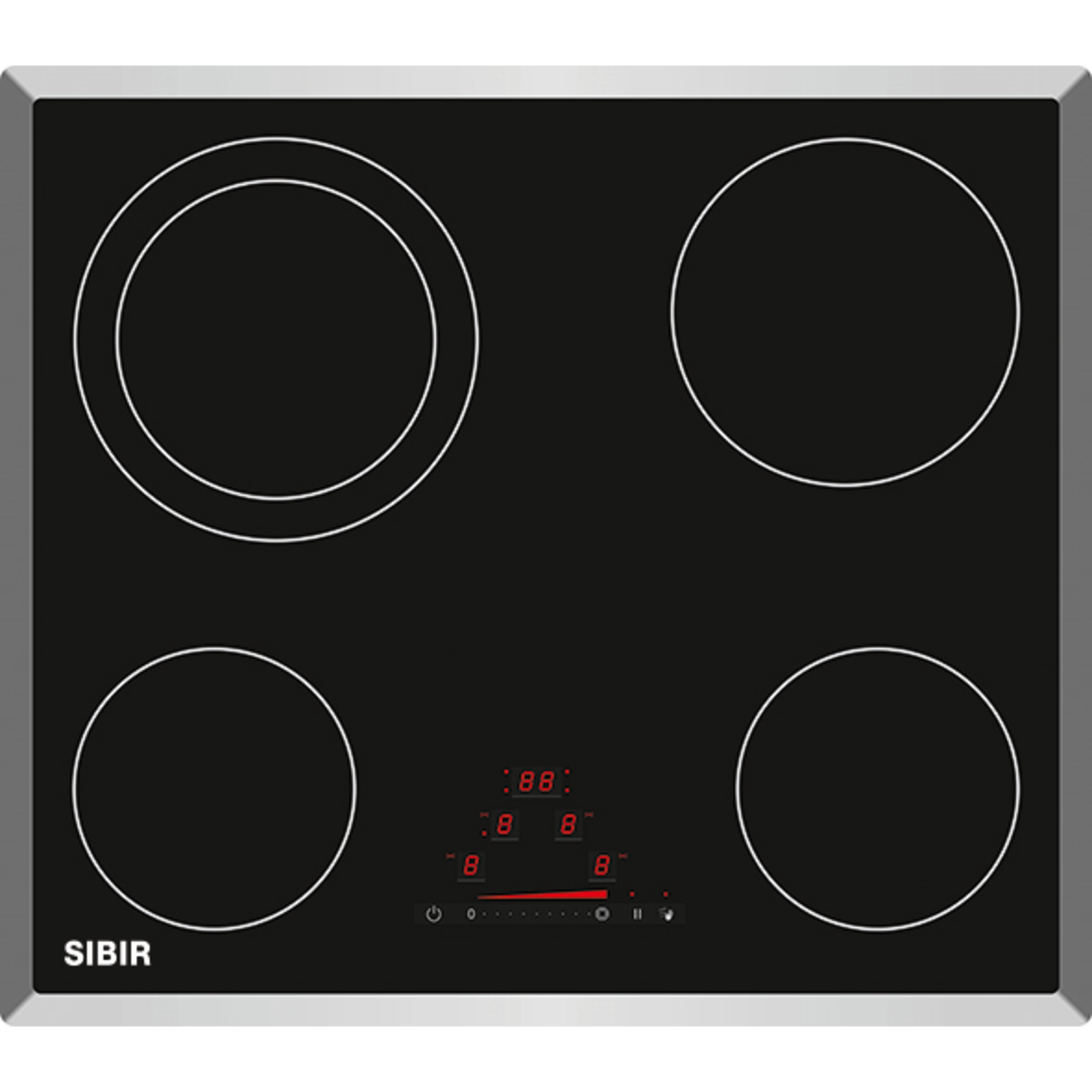 SIBIR GK 4311 TS BlackDesign Toptronic Glaskeramik