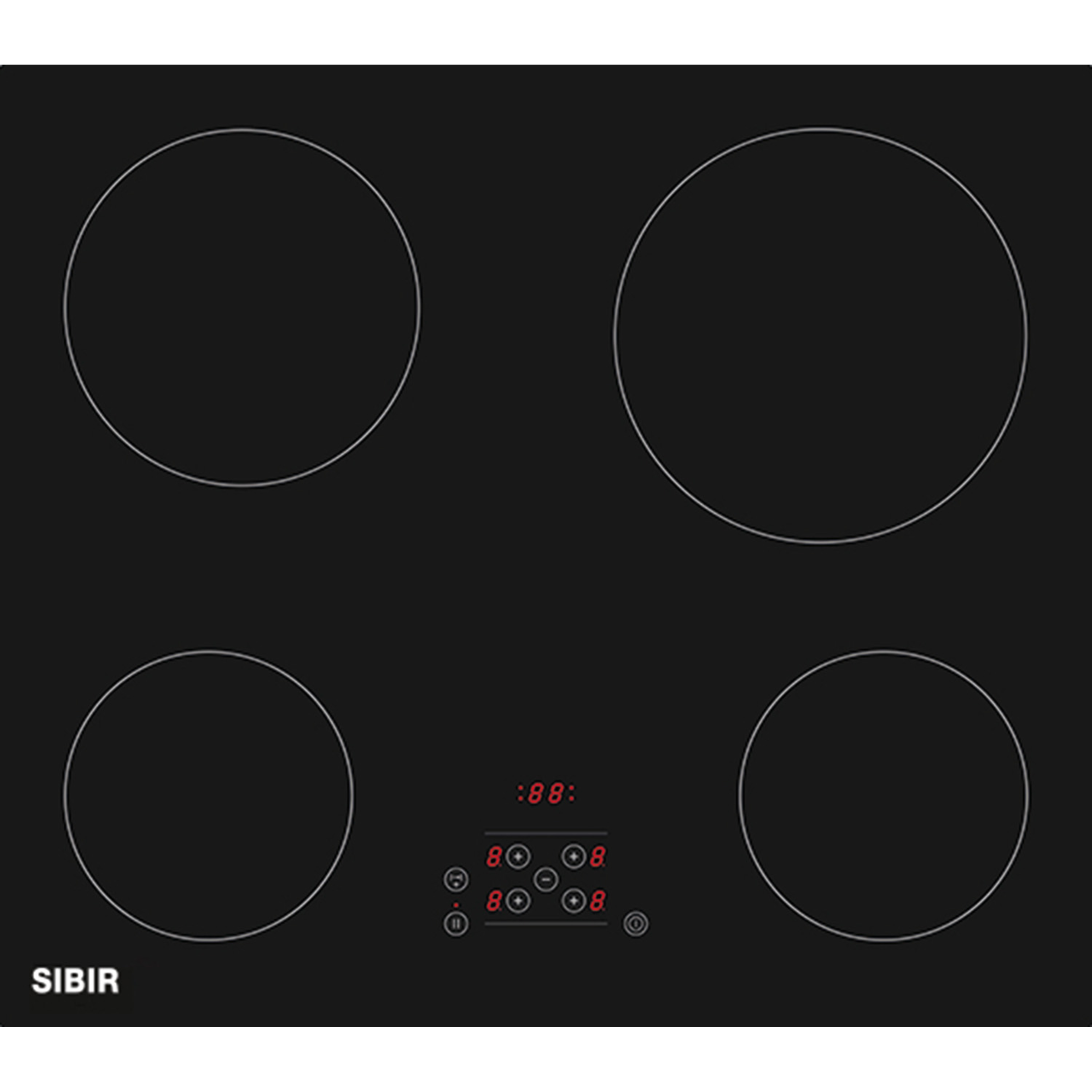 SIBIR GK 4330 FT BlackDesign Toptronic Glaskeramik