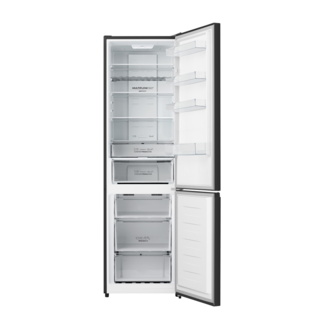 GORENJE NRK620AABXL4 schwarz Freistehender Kühl-/Gefrierkombination